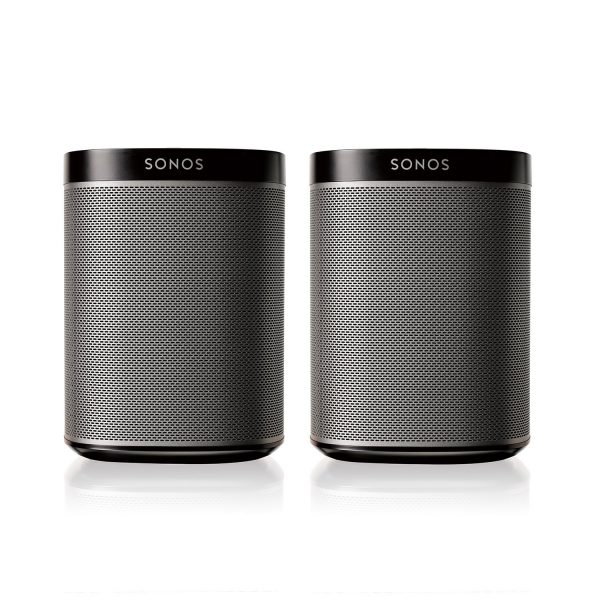 Sonos PLAY:1 2-Room Wireless Smart Speakersfor Streaming Music - Starter Set Bundle
